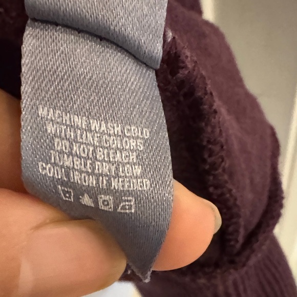 aerie Full-Zip Hoodie in Plum - Picture 10 of 10